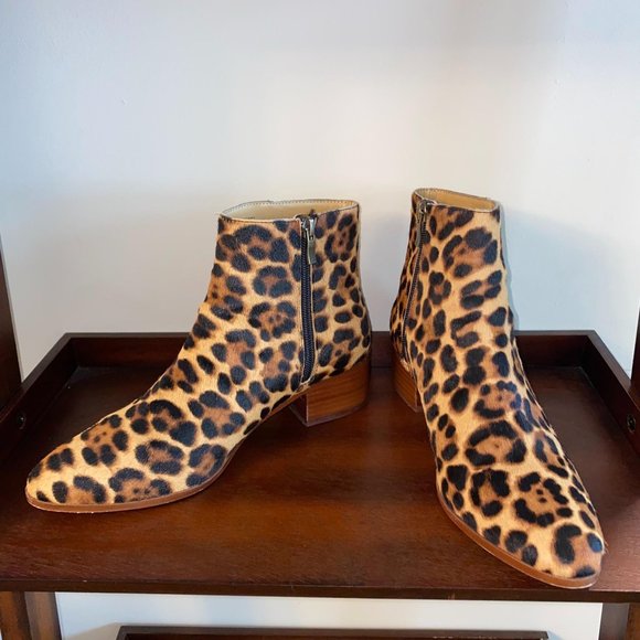 J. Crew Shoes - J. Crew Women’s Walker Calf Hair Leather Booties